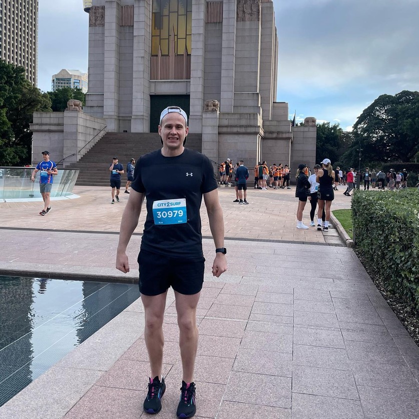Fraser Angus at City2Surf
